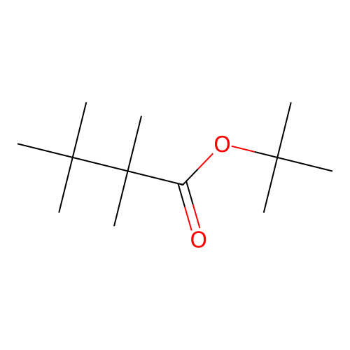 Tert-butyl 2,2,3,3-tetramethylbutanoate structure