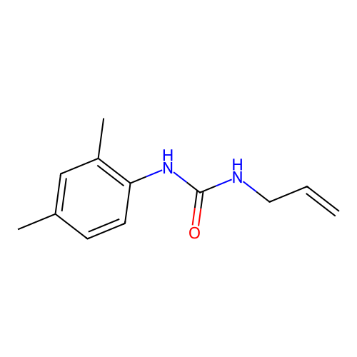 1-Allyl-3-(2,4-xylyl)urea structure