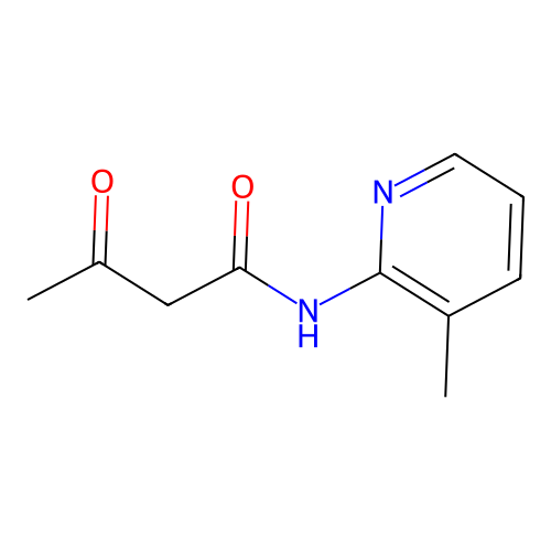 2-Acetoacetamido-3-methylpyridine structure