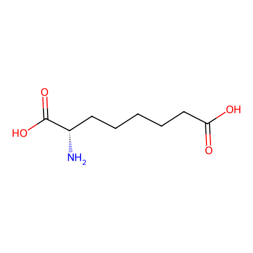 (S)-2-Aminooctanedioic acid structure