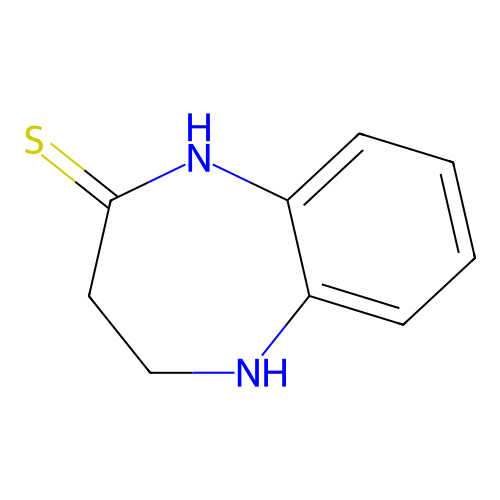 1,3,4,5-tetrahydro-2H-1,5-benzodiazepine-2-thione structure