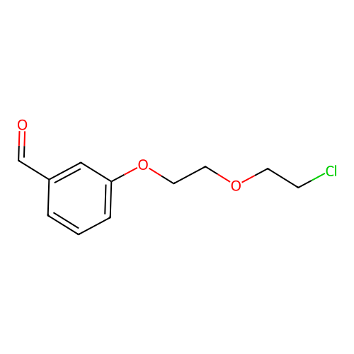 3-(2-(2-Chloroethoxy)ethoxy)-benzaldehyde structure