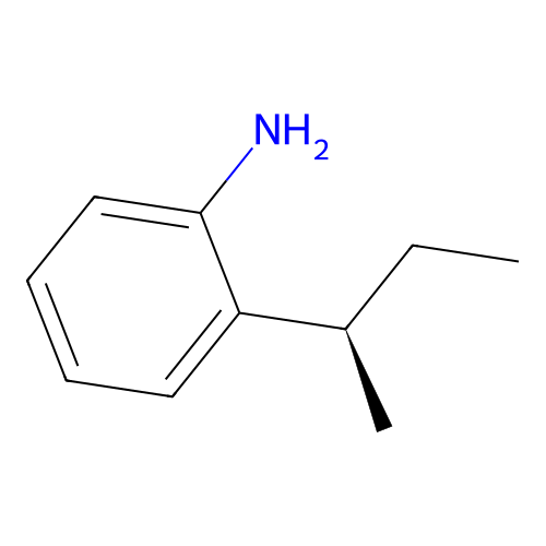 2-[(2R)-butan-2-yl]aniline structure
