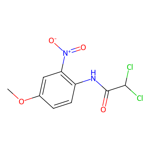 2,2-dichloro-N-(4-methoxy-2-nitrophenyl)acetamide structure
