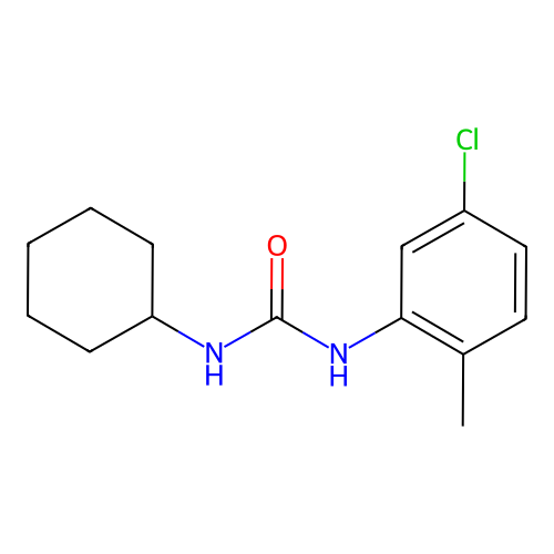1-(5-Chloro-2-methylphenyl)-3-cyclohexylurea structure