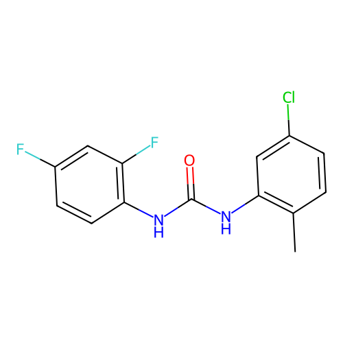 1-(5-Chloro-2-methylphenyl)-3-(2,4-difluorophenyl)urea structure