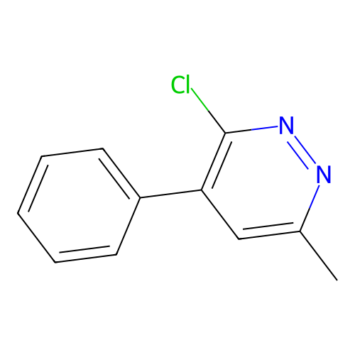 3-Chloro-6-methyl-4-phenylpyridazine structure