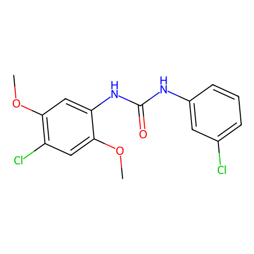 1-(4-Chloro-2,5-dimethoxyphenyl)-3-(3-chlorophenyl)urea structure