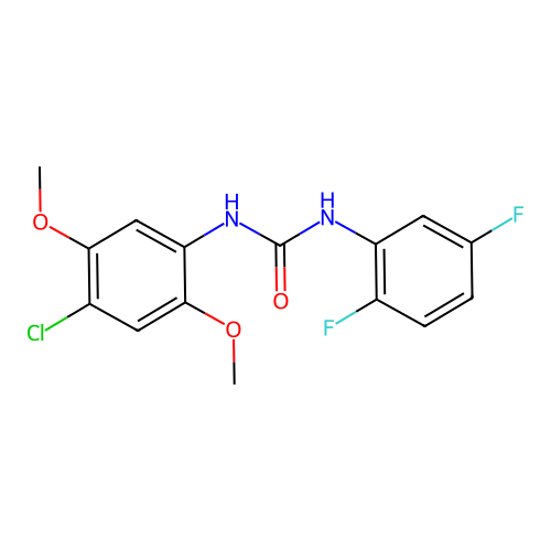 1-(4-Chloro-2,5-dimethoxyphenyl)-3-(2,5-difluorophenyl)urea structure