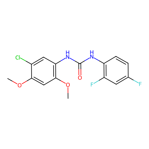 1-(5-Chloro-2,4-dimethoxyphenyl)-3-(2,4-difluorophenyl)urea structure