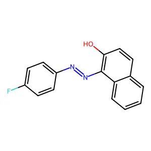 2-Naphthol, 1-(p-fluorophenylazo)- structure