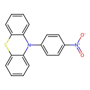 10-(4-Nitrophenyl)phenothiazine structure