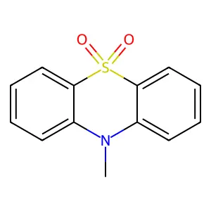 10H-Phenothiazine, 10-methyl-, 5,5-dioxide structure