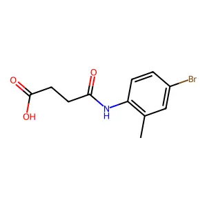 4-((4-Bromo-2-methylphenyl)amino)-4-oxobutanoic acid structure