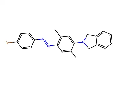 2-(4-(4-Bromophenylazo)-2,5-dimethylphenyl)isoindoline structure