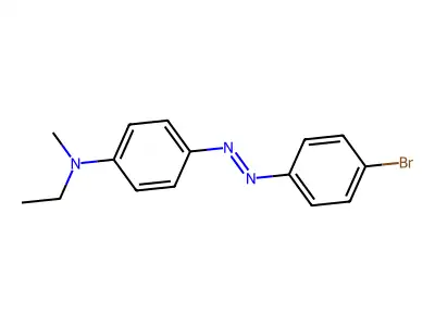 4-[(4-bromophenyl)diazenyl]-N-ethyl-N-methylaniline structure