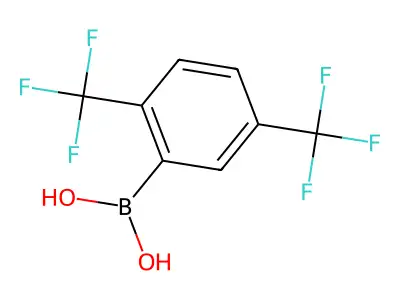 2,5-Bis(trifluoromethyl)benzeneboronic acid structure