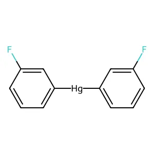 Mercury, bis(3-fluorophenyl)- structure