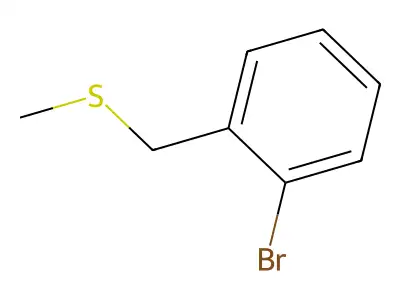 2-Bromobenzyl methyl sulfide structure