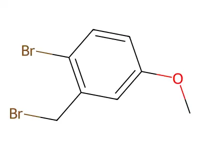 2-Bromo-5-methoxybenzyl bromide structure
