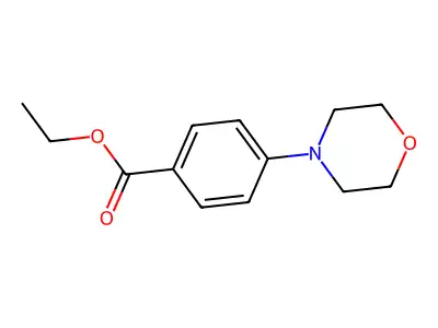 Ethyl 4-morpholinobenzoate structure