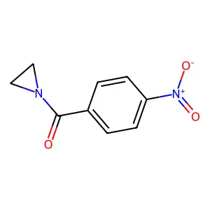 1-(p-Nitrobenzoyl)aziridine structure