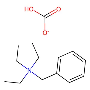 三乙基苄基碳酸氢铵 structure