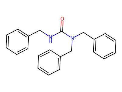 1,1,3-Tribenzylurea structure