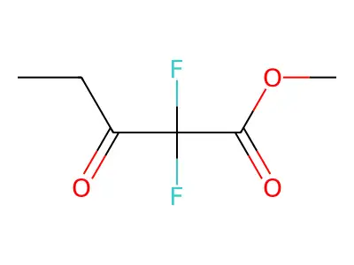 Methyl 2,2-difluoro-3-oxopentanoate structure