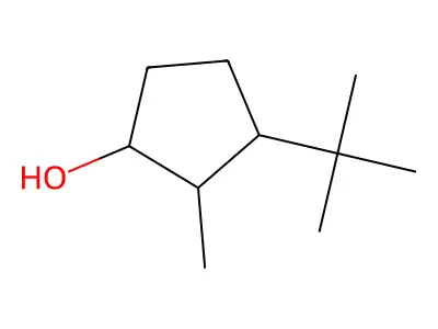 3-Tert-butyl-2-methylcyclopentanol structure