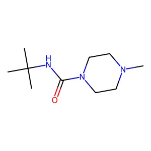 N-(Tert-butyl)(4-methylpiperazinyl)formamide structure
