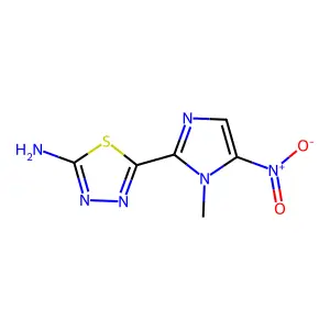 Megazol structure