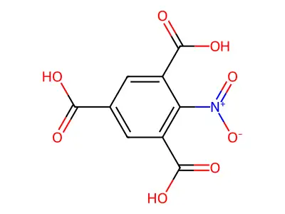 2-nitrobenzene-1,3,5-tricarboxylic Acid structure