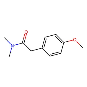 2-(4-methoxyphenyl)-N,N-dimethylacetamide structure