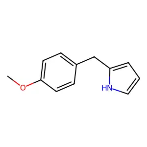 2-[(4-methoxyphenyl)methyl]-1H-pyrrole structure