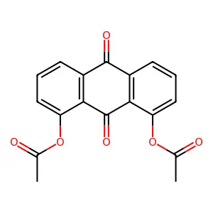 1,8-Diacetoxyanthraquinone structure
