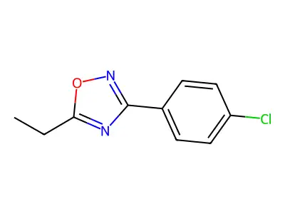 3-(4-Chlorophenyl)-5-ethyl-1,2,4-oxadiazole structure