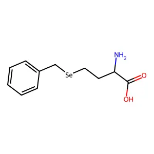 2-Amino-4-benzylselanylbutanoic acid structure