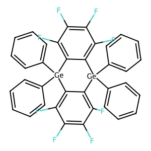 1,2,3,4,6,7,8,9-Octafluoro-5,5,10,10-tetraphenylbenzo[b][1,4]benzodigermine structure