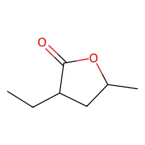 3-Ethyldihydro-5-methyl-2(3H)-furanone structure