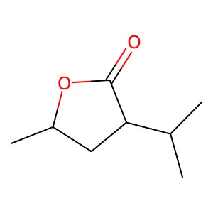 2(3H)-Furanone, dihydro-3-isopropyl-5-methyl- structure