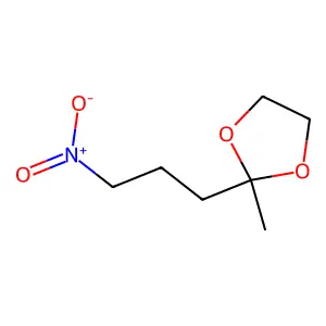 2-Methyl-2-(3-nitropropyl)-1,3-dioxolane structure
