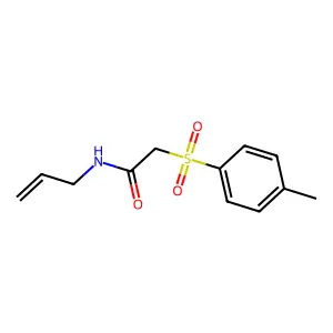 Acetamide, 2-[(4-methylphenyl)sulfonyl]-N-2-propenyl- structure