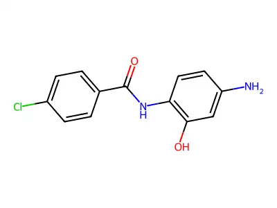 Benzamide, N-(4-amino-2-hydroxyphenyl)-4-chloro- structure