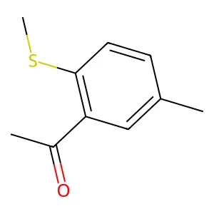 1-[5-Methyl-2-(methylsulfanyl)phenyl]ethan-1-one structure
