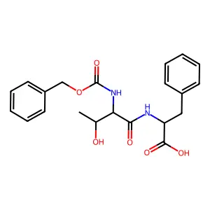 N-[(Benzyloxy)carbonyl]threonylphenylalanine structure