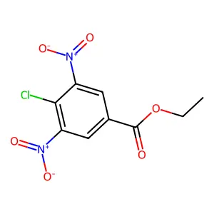Ethyl 4-chloro-3,5-dinitrobenzoate structure