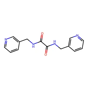 N,N'-Bis(3-pyridylmethyl)oxamide structure