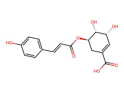 4-Coumaroylshikimic acid structure