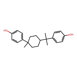 Dipentenebisphenol structure